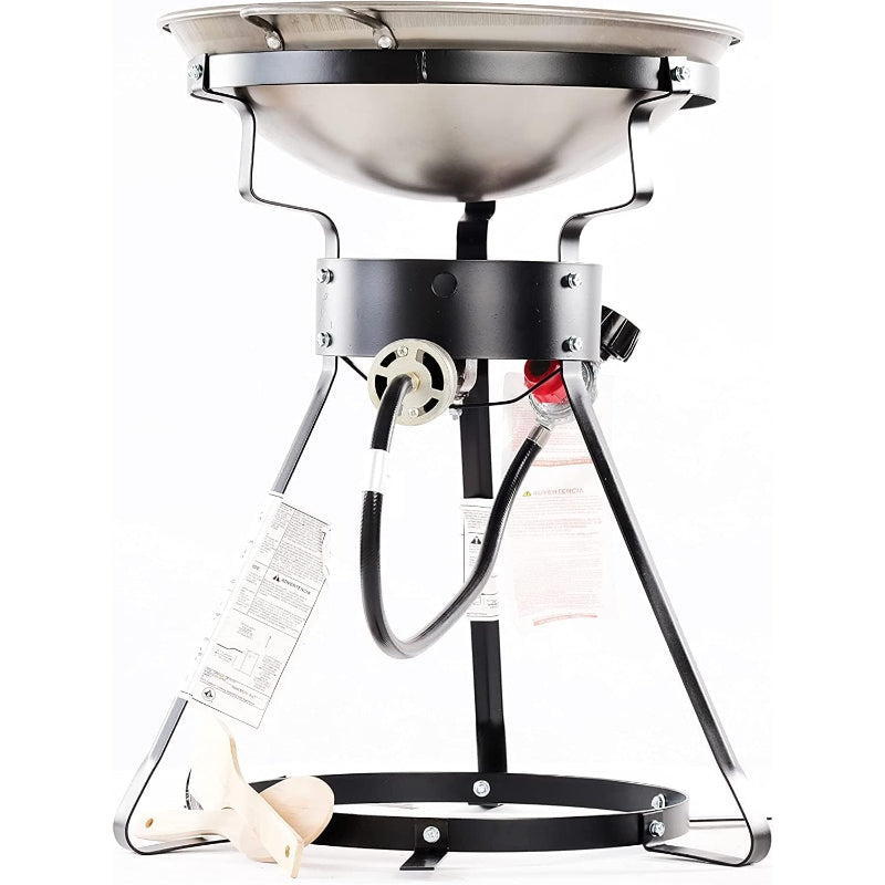 Portable Propane Wok Cooker Set