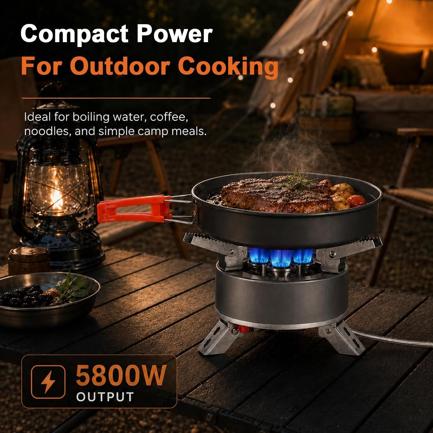 Foldable Portable Camping Gas Stove Kit