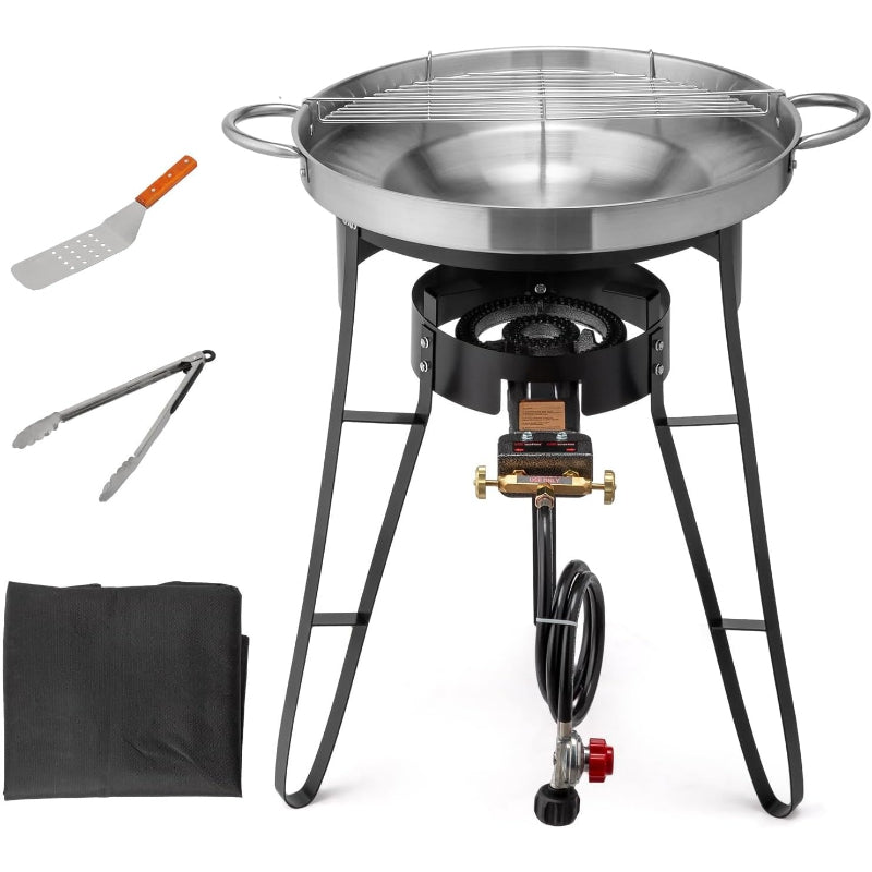 Propane Discada Disc Cooker Comal Set