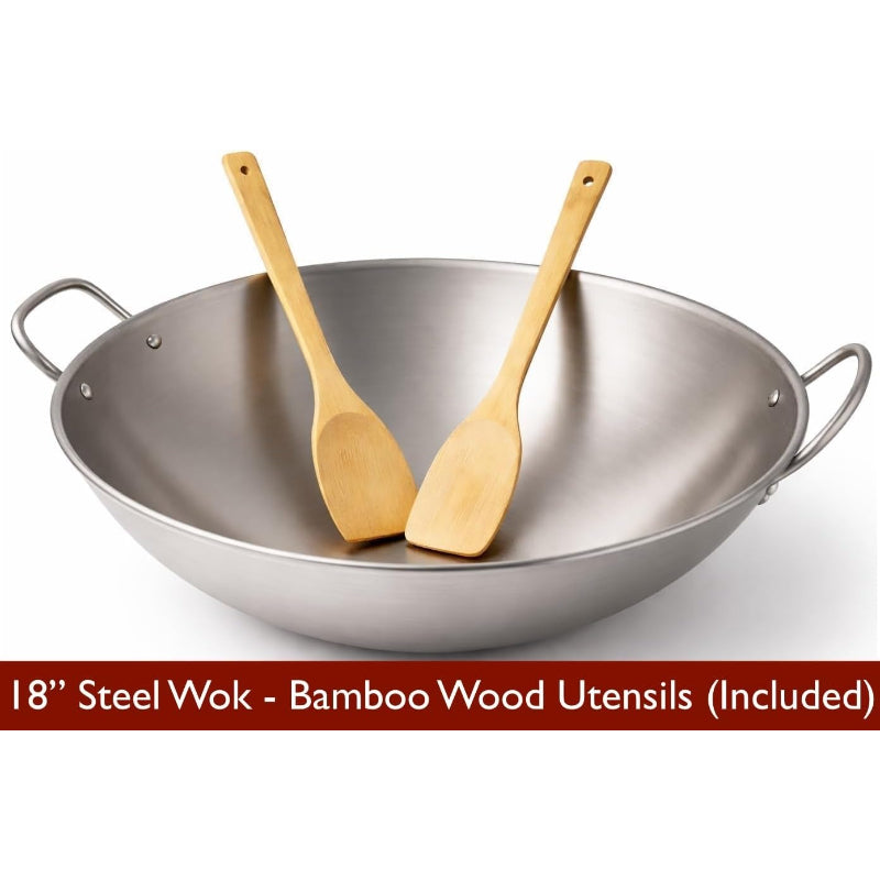 Outdoor Propane Wok Cooker Stove Set
