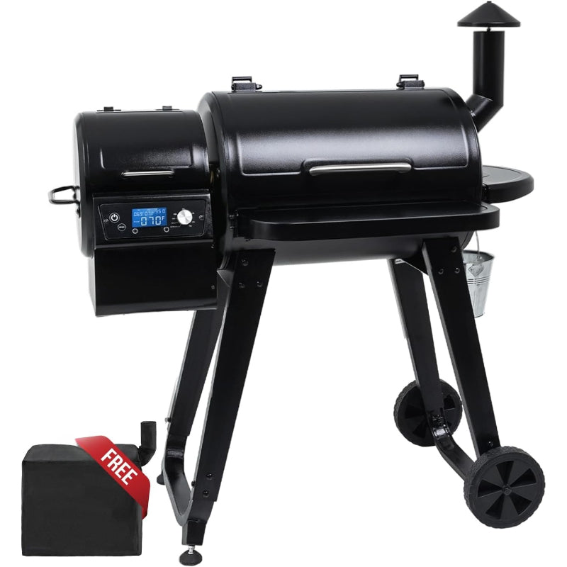 8‑in‑1 Wood Pellet Grill Smoker