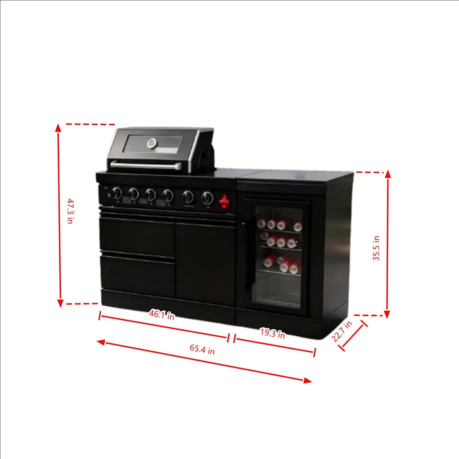 Modular Outdoor Kitchen Island Gas Grill