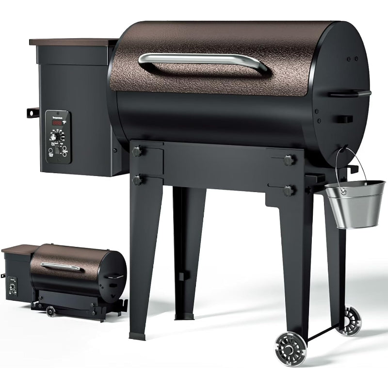 Portable Wood Pellet BBQ Grill Smoker