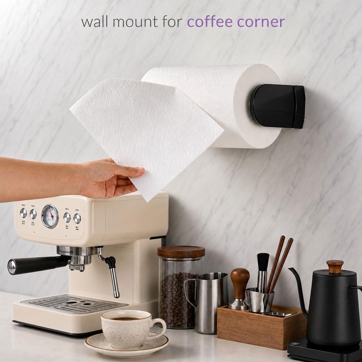 Under‑Cabinet Paper Towel Holder