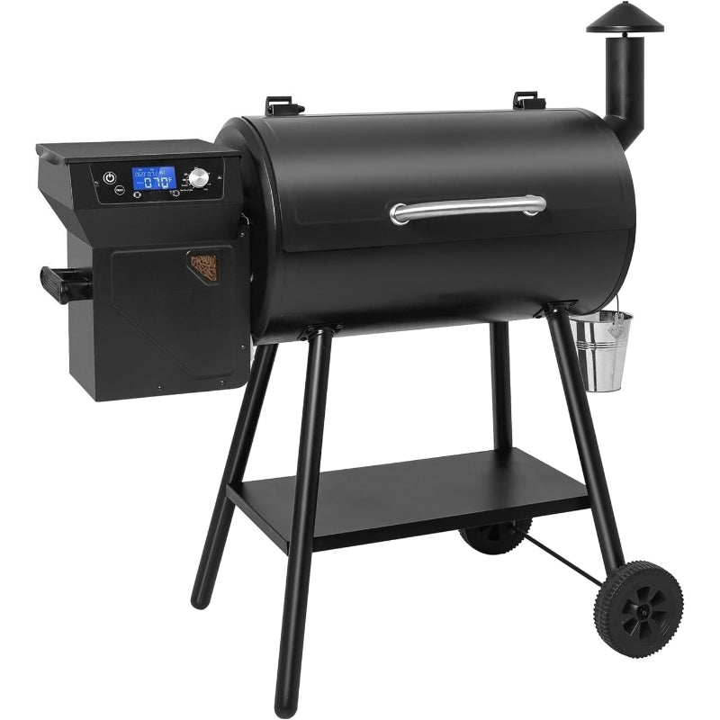 8‑in‑1 Wood Pellet BBQ Smoker Grill