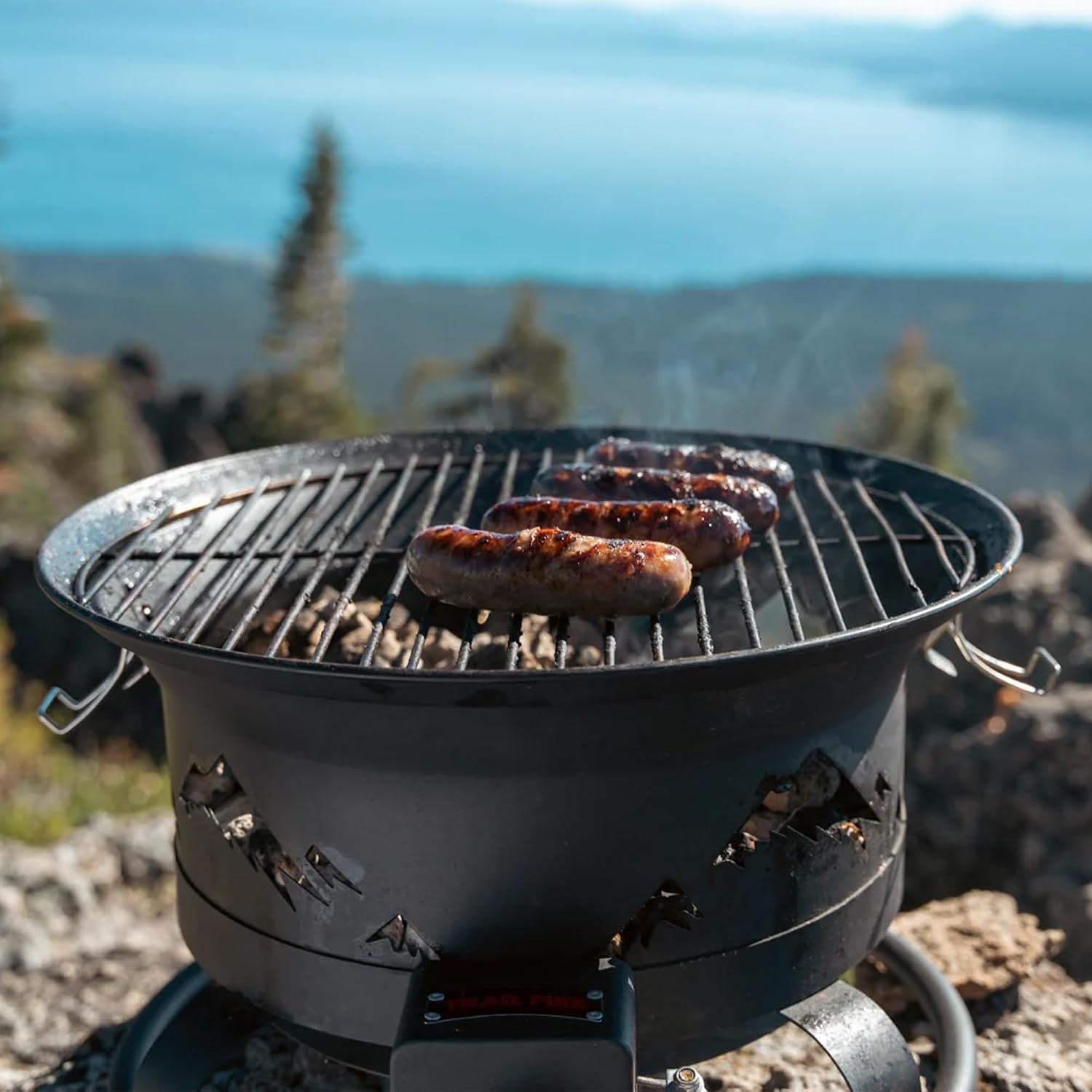 4‑in‑1 Portable Propane Grill Fire Pit
