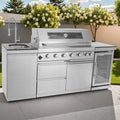 Deluxe Modular Outdoor BBQ Kitchen Island