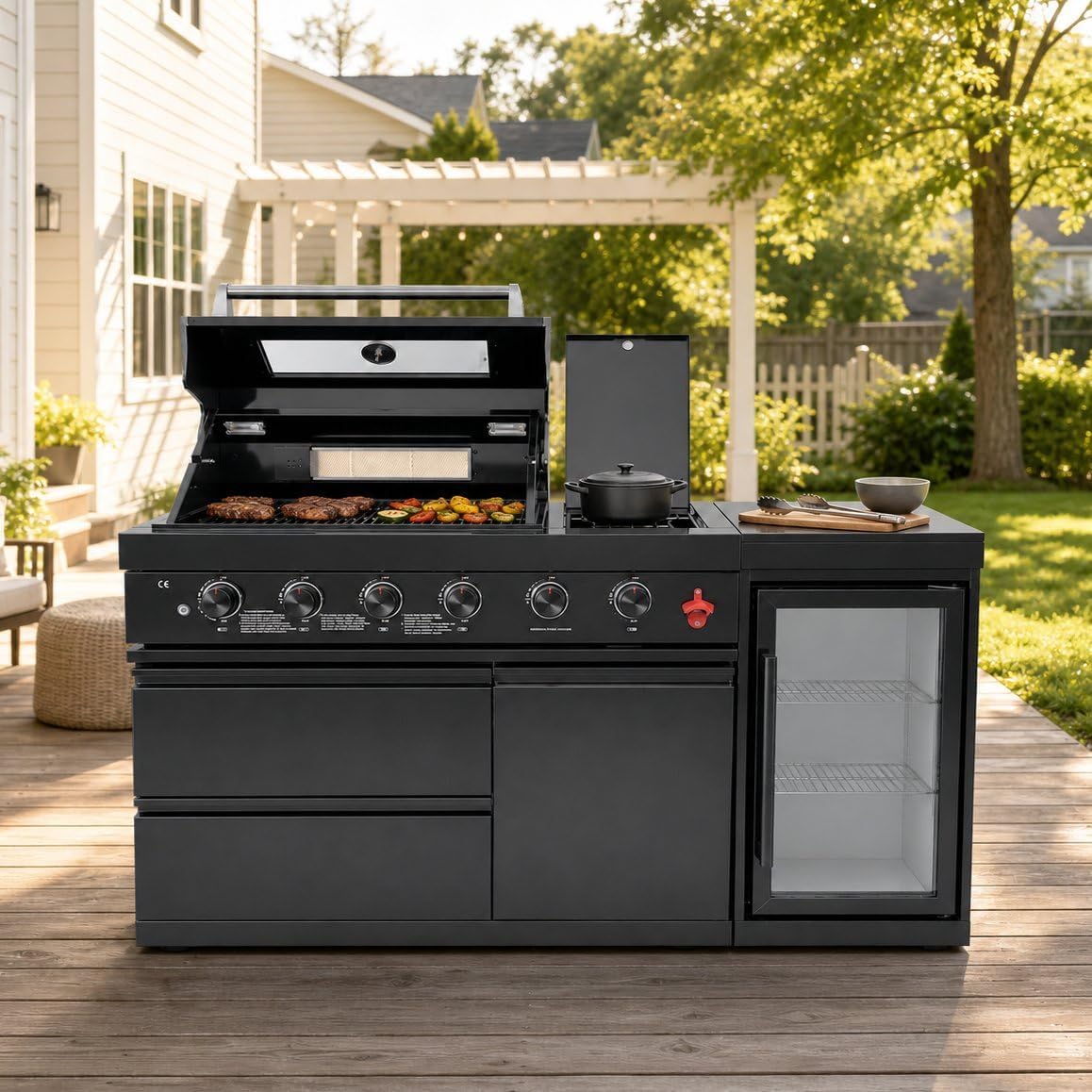 Modular Outdoor Kitchen Island Gas Grill