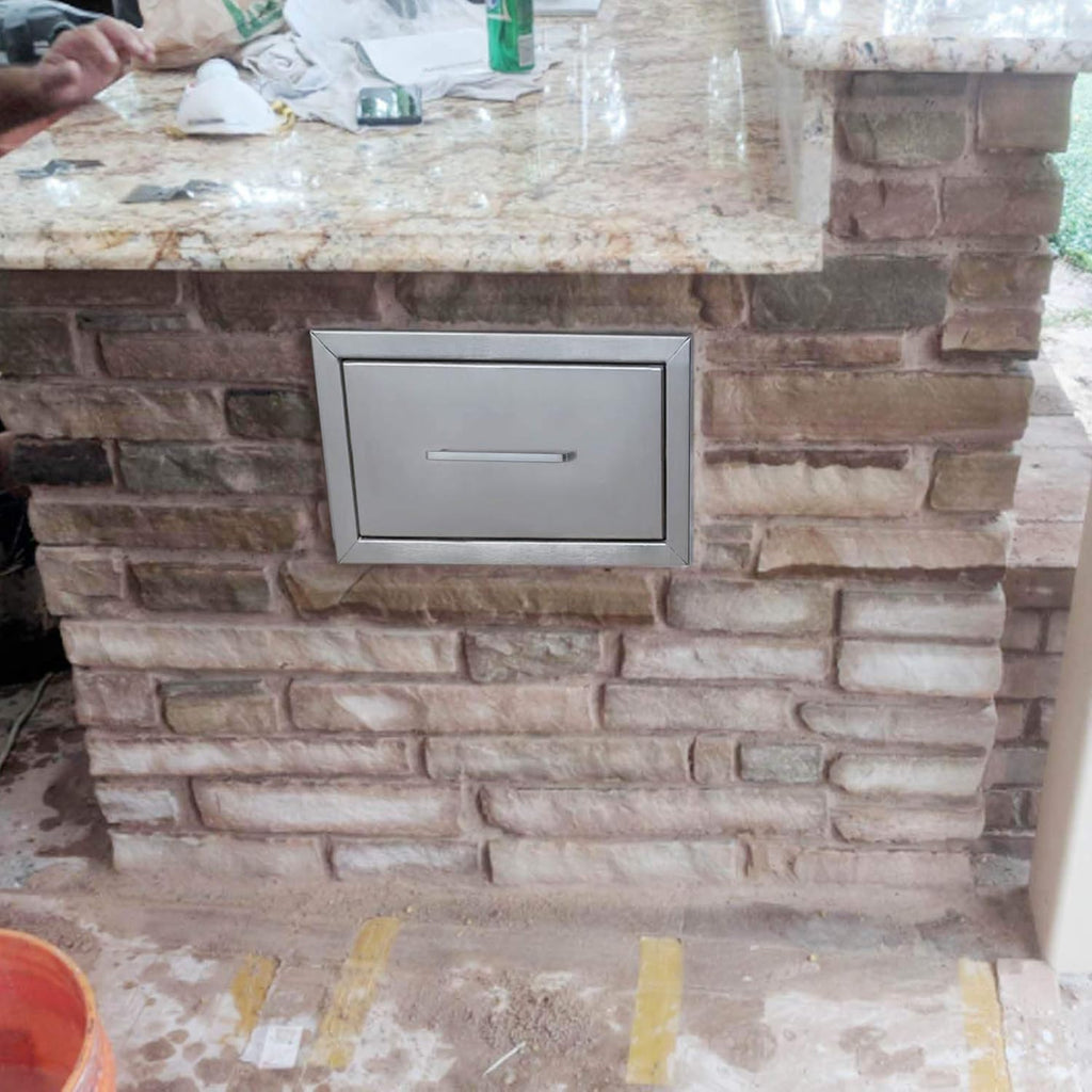 Outdoor Kitchen Paper Towel Holder Drawer