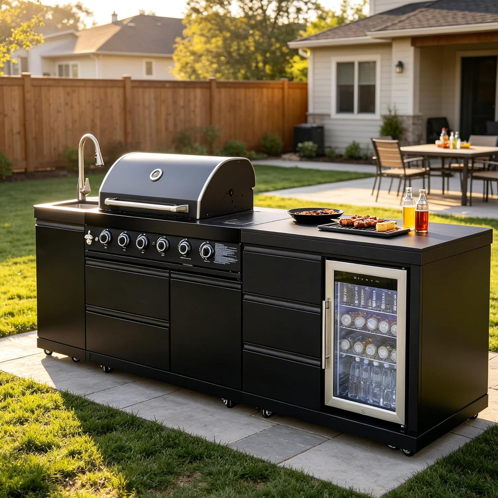 Stainless Steel Modular Outdoor Kitchen Island