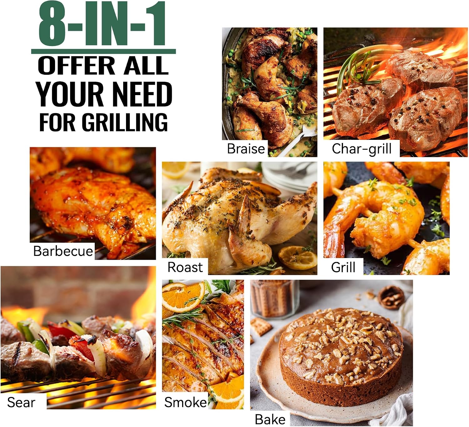 Wood Pellet BBQ Grill Smoker