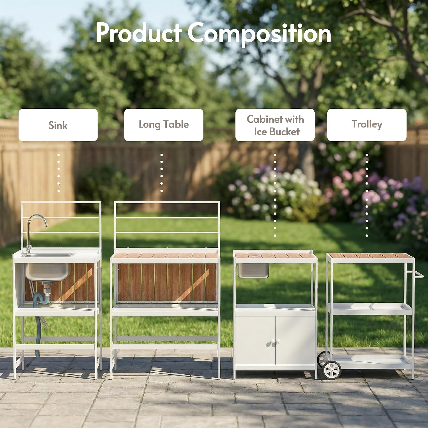 Aluminum Modular Outdoor Kitchen