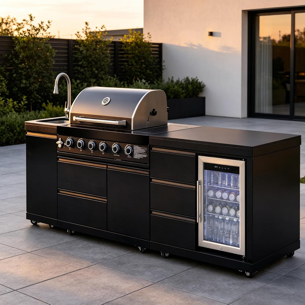 Stainless Steel Modular Outdoor Kitchen Island