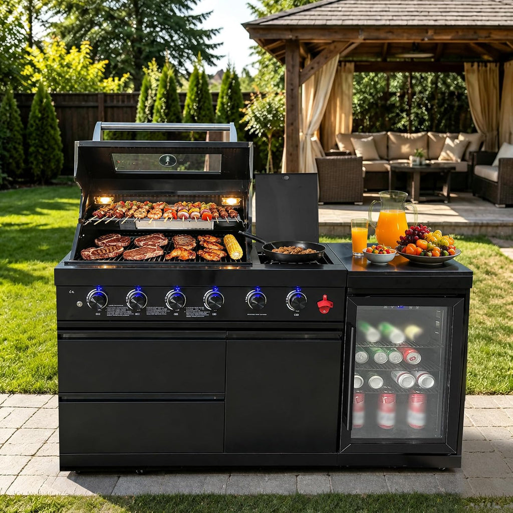 Modular Outdoor Kitchen Island Gas Grill
