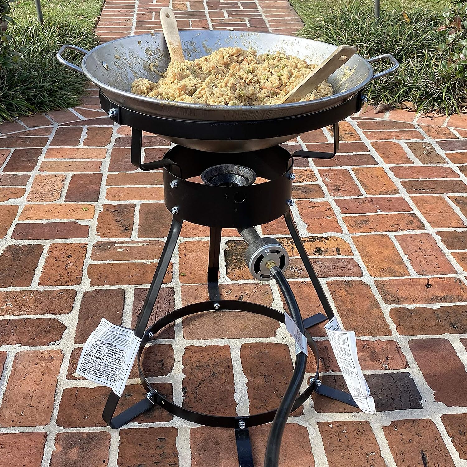 Portable Outdoor Wok Cooker Set