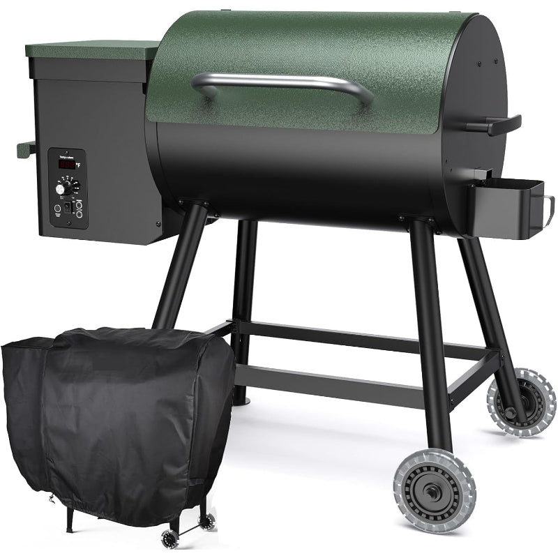 8‑in‑1 Wood Pellet Grill Smoker