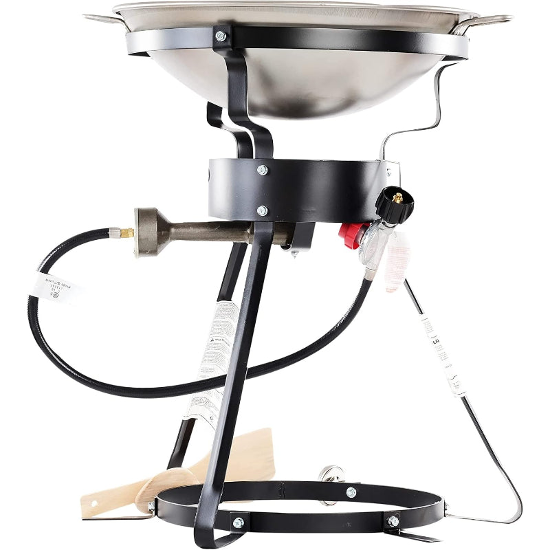 Portable Outdoor Wok Cooker Set