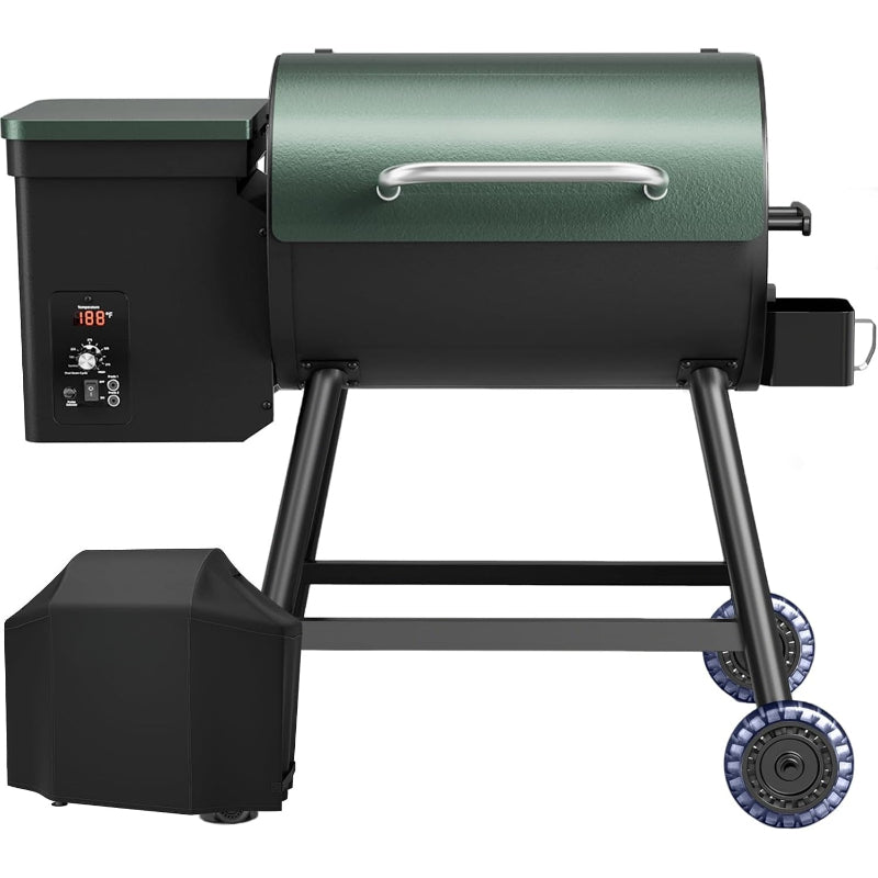 8‑in‑1 Wood Pellet BBQ Grill Smoker