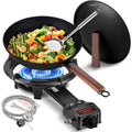 Outdoor Propane Wok Stove Set